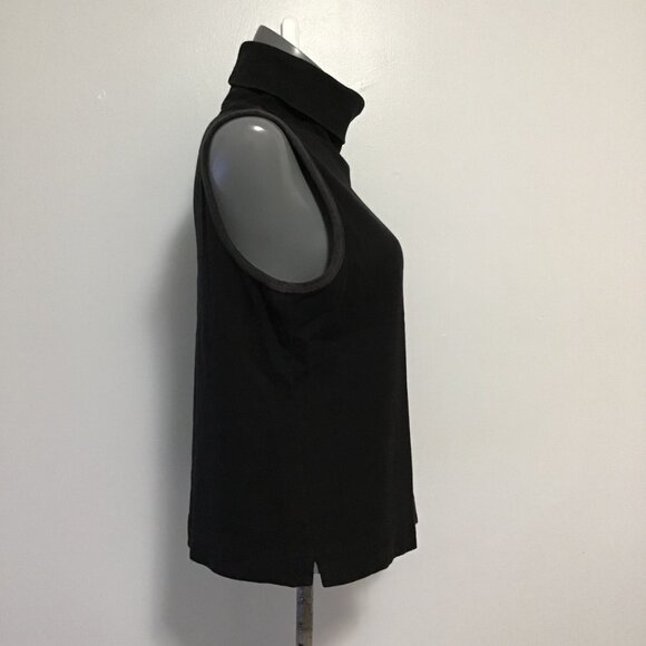 TOGO Black Sleeveless Turtleneck Size XL - Picture 3 of 11